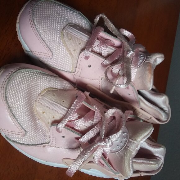 Nike Huarache Run Pink Shoes Sneakers sz 13C - Picture 9 of 9